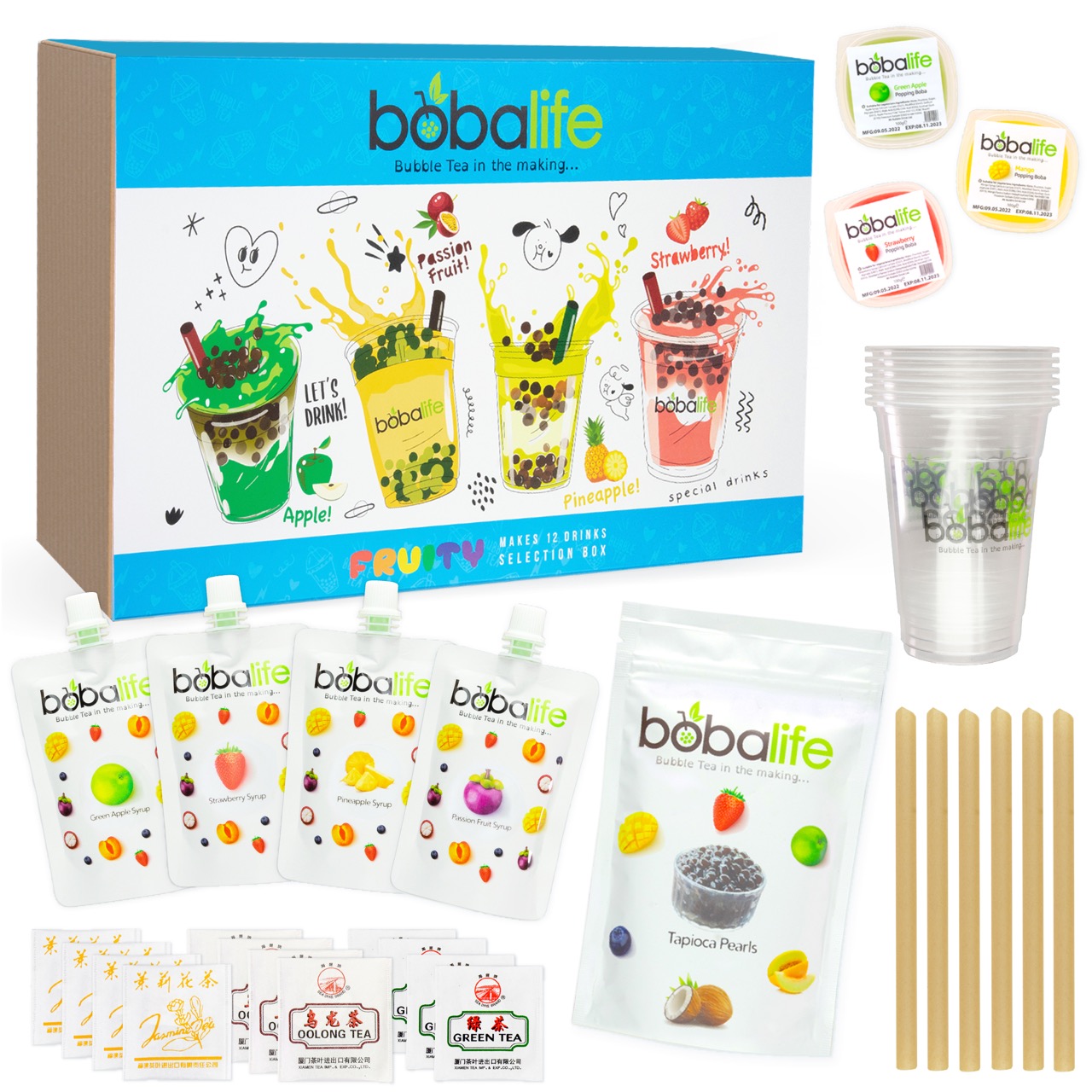 Bubble Tea Kit - 12 Drinks