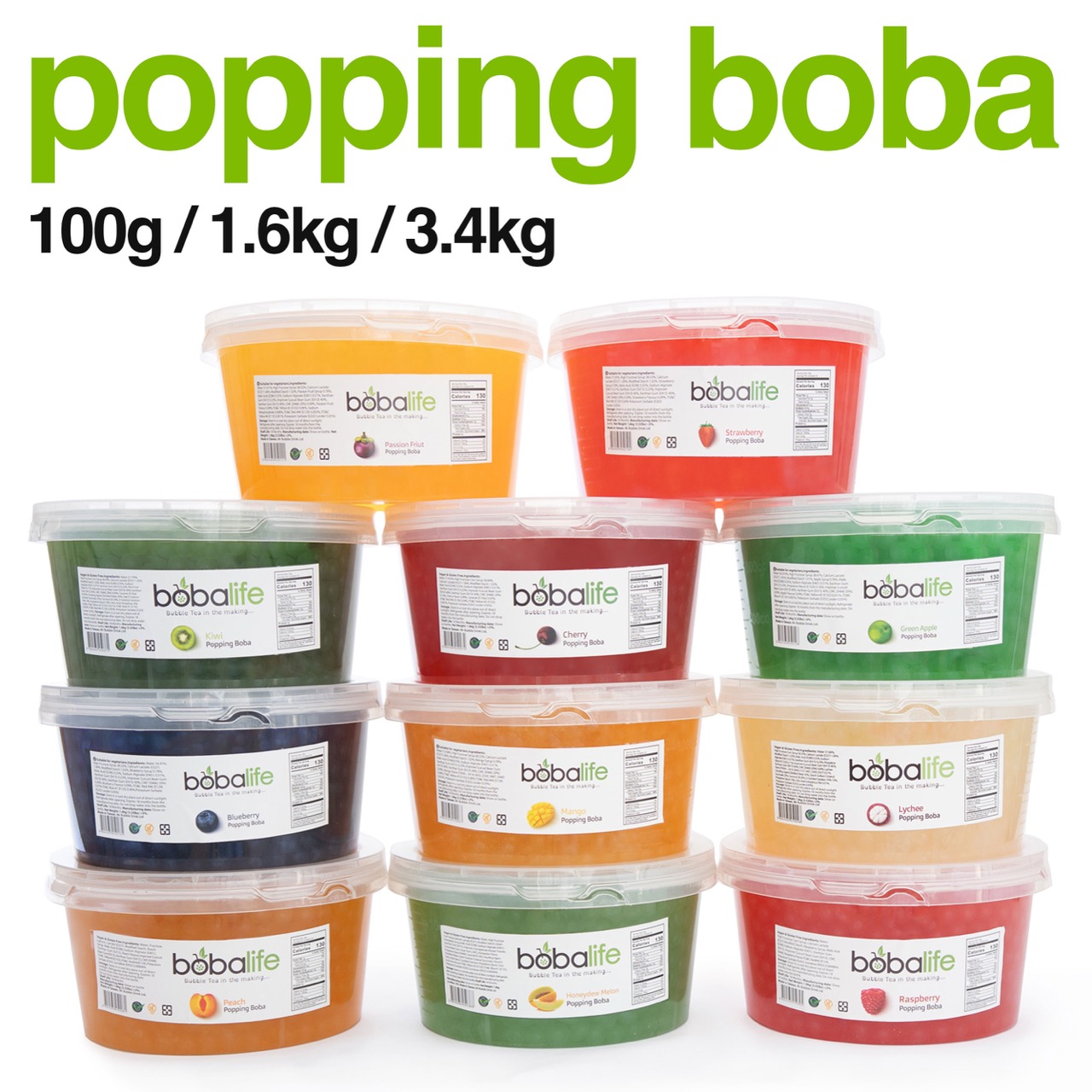 Flavoured Popping Boba