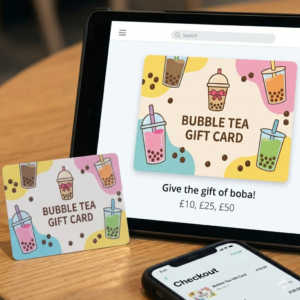 gift card - boba tea